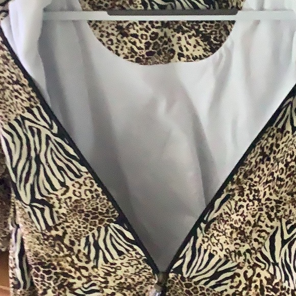 Koret sport jacket 🦒 print size Med zipper front 2 pockets fully lined - Picture 7 of 13